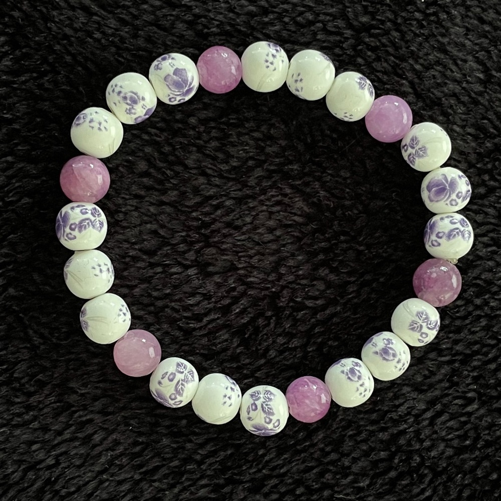 Hand made Glass bead Bracelet